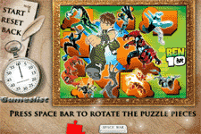 Juegos html5 Magico puzzle Ben 10